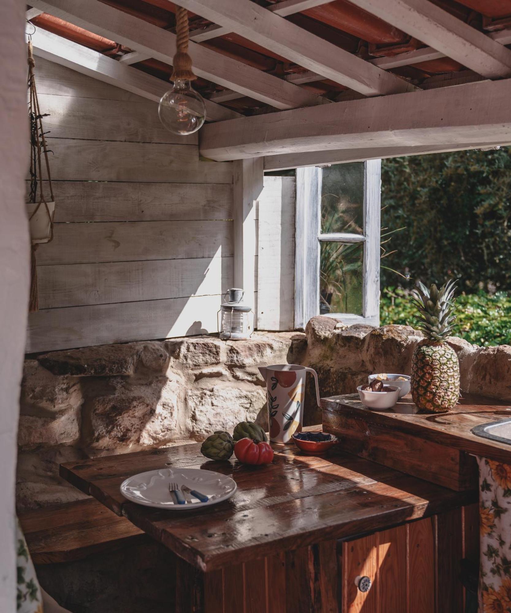 Nativo Natureza Pink Wood Cabin Cela  Eksteriør billede